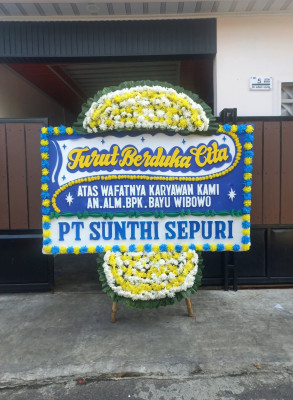 Papan Bunga Duka di Binjai Estate