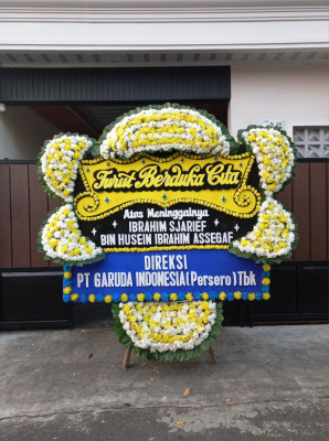 Papan Bunga Duka di Binjai Estate